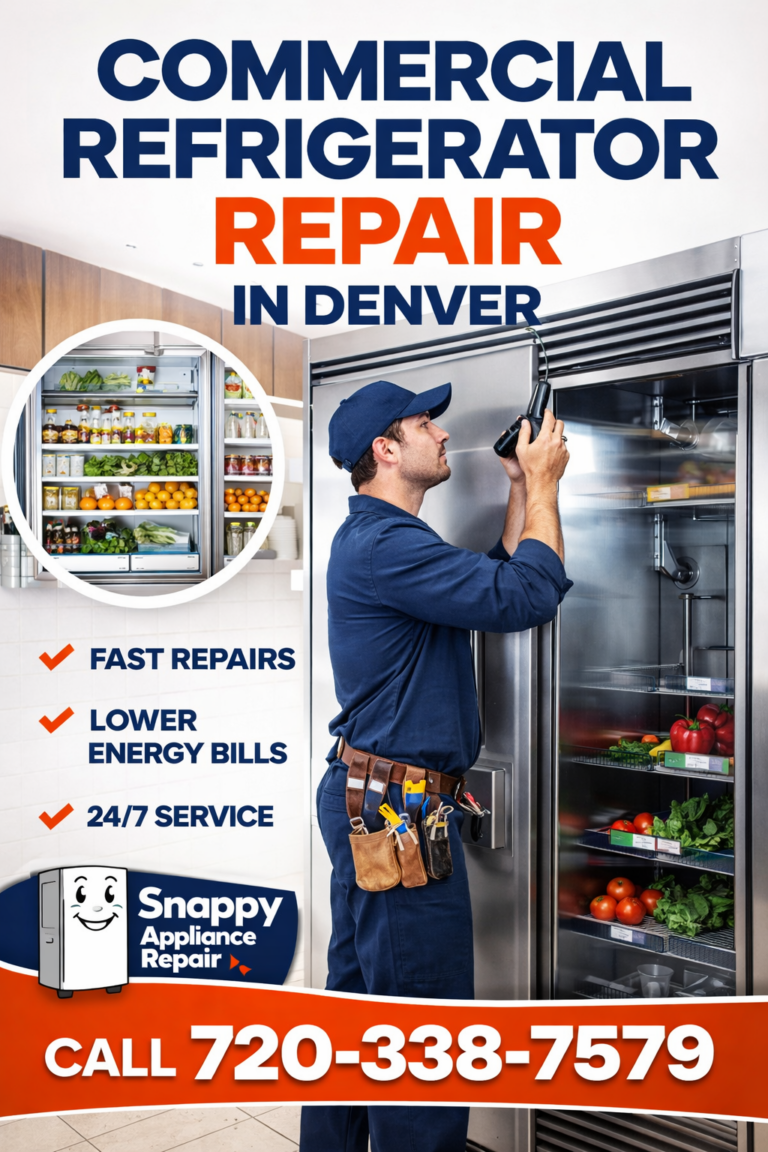 Commercial refrigerator repair service in Denver for restaurants and businesses